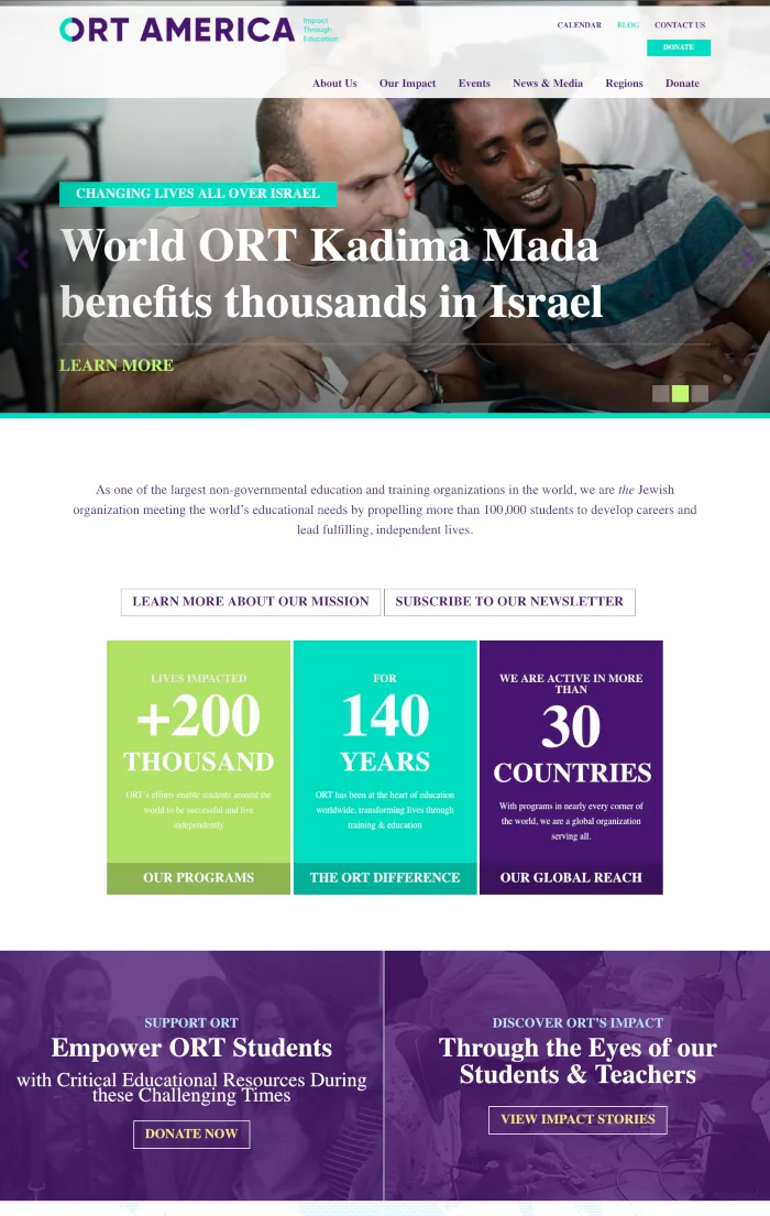 ORT America — before