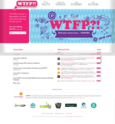 WTFP — Where's the Family Planning